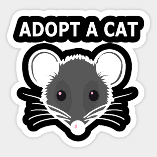 adopt a cat Sticker